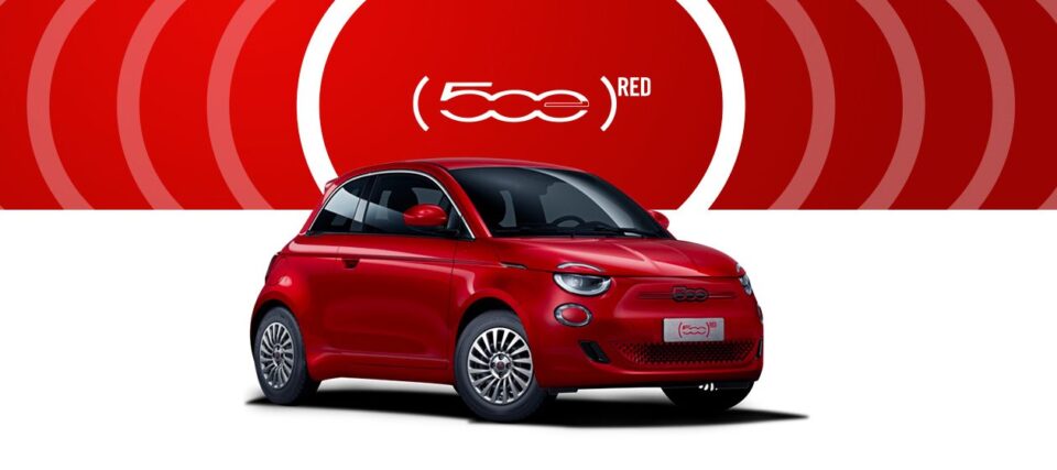 ご注文いただきました｜電気自動車 Fiat 500e Red