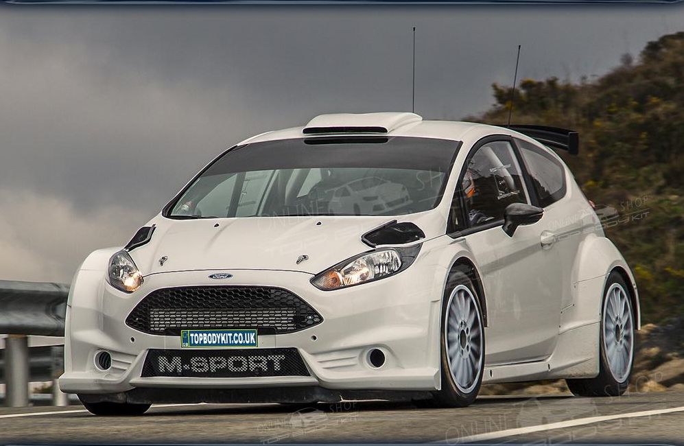 Ford Fiesta MK7 R5 Wide Body Kitを使ってWRCレプリカマシンを製作中です。