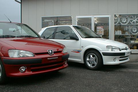 2001-2003にかけて40台あまりをYMで輸入した106Rallye16V。