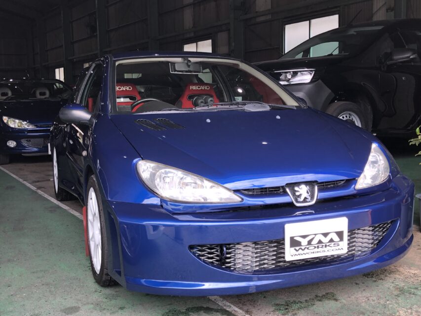 プジョー206WR（Peugeot 206WR）のエンジンオイルとフィルターの交換｜大阪府大阪市のS様