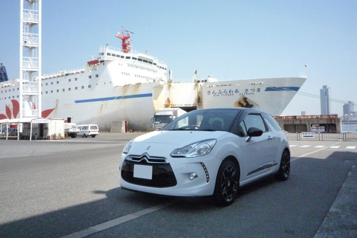 遠方のお客様のDS3をお預かりしました。