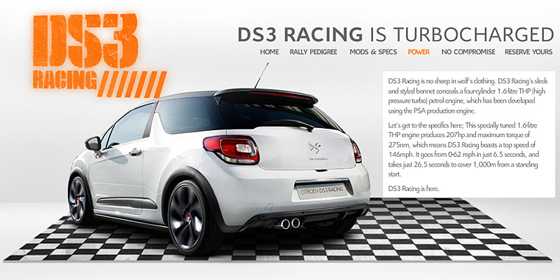 まだ、買えます！価格も改定！CITROEN DS3 Racing / シトロエン DS3 レーシング。