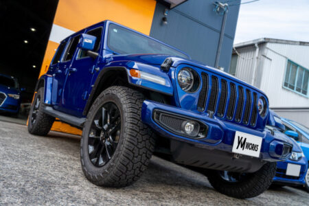 ジープ・ラングラーアンリミテッド（Jeep Wrangler Unlimited）の車検 | 大阪府大阪市のE様