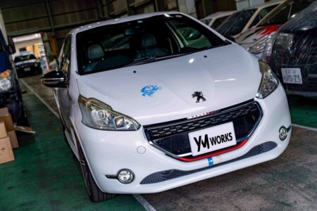 プジョー208（PEUGEOT208）の冷却水漏れ修理｜大阪府堺市のD様