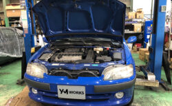 プジョー106S16（Peugeot 106）の12ヶ月点検とエンジンオイル交換の費用｜兵庫県伊丹市のK様