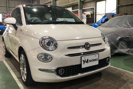 フィアット 500C ツインエア（FIAT 500C Twinair）の車検 | 奈良県香芝市のO様