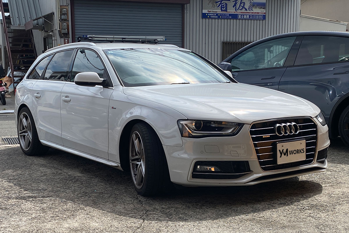 アウディ A4 アバント 2.0 TFSI クワトロ(Audi A4 Avant 2.0 TFSI quattro)の12ヶ月点検|大阪府富田林市の(株)C様