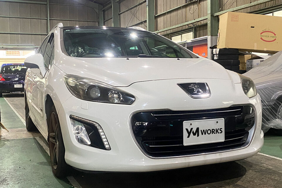 プジョー 308SW アリュール (Peugeot 308SW Allure) のエアコン系修理 | 埼玉県草加市のN様