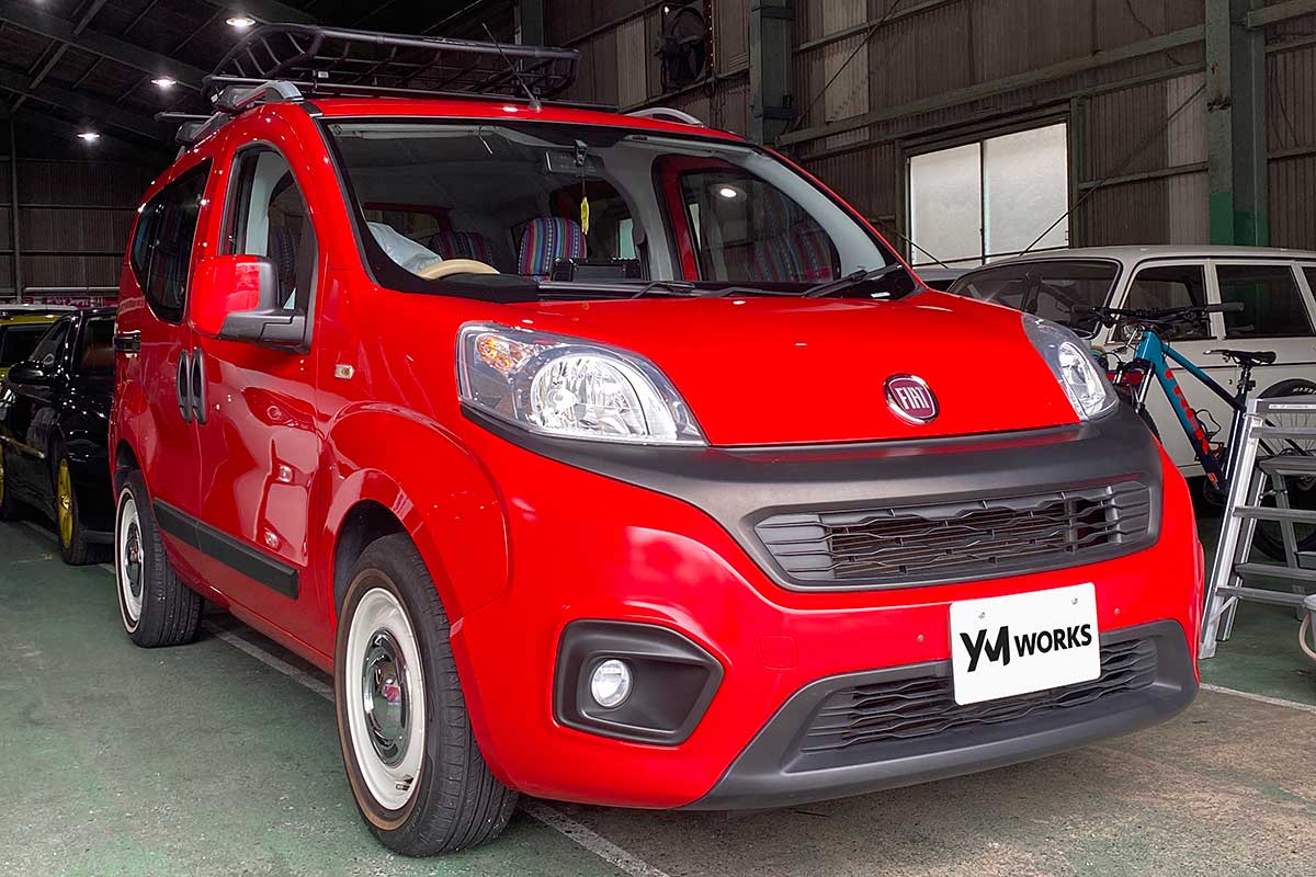 フィアット クーボ ラウンジ 1.3MJ（Fiat Qubo Lounge 1.3MJ）のバッテリー交換 | 大阪府松原市のK様