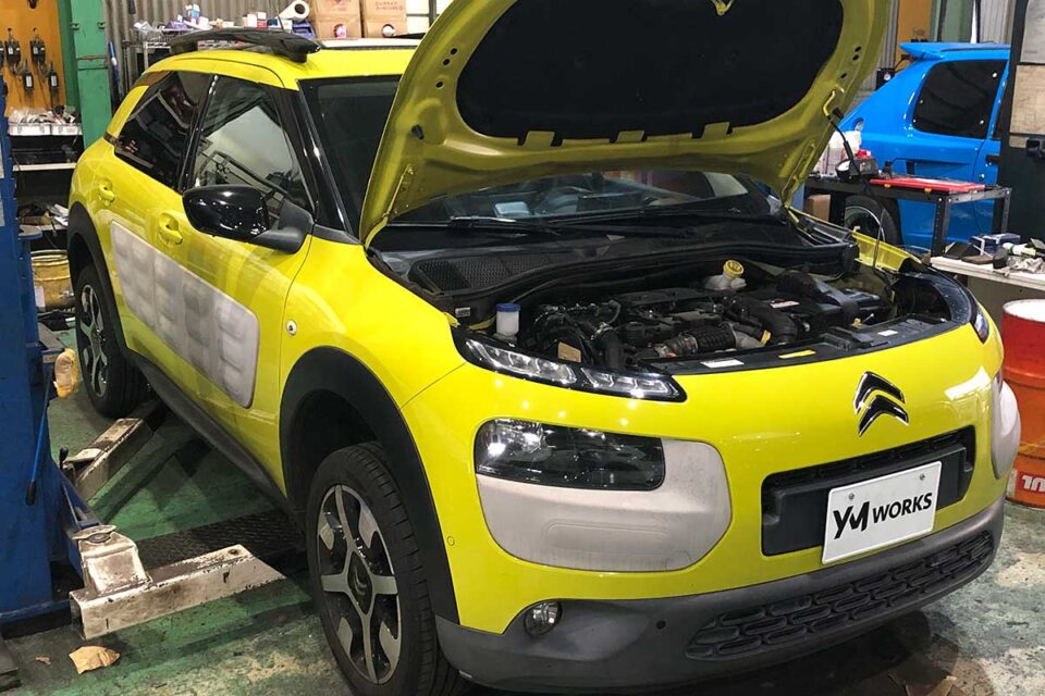 シトロエン C4カクタス e-HDi 92（Citroën C4 Cactus e-HDi 92）の車検 | 広島県廿日市市のS様