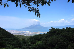 桜島がキレイに見えました