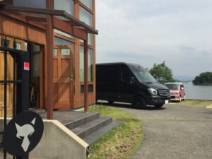 琵琶湖の畔の素晴らしいロケーション