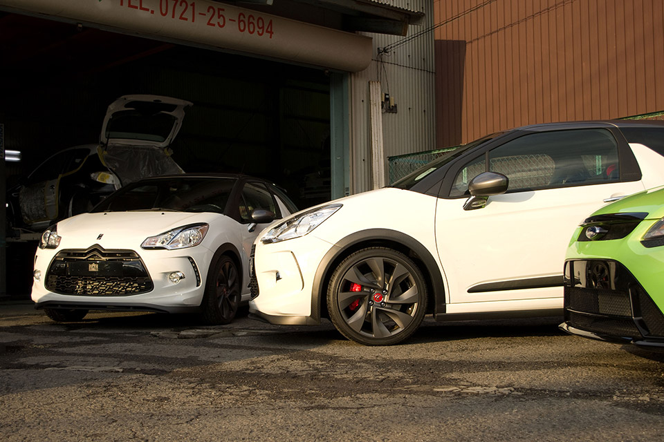DS3レーシングとフォーカスRS Mk2