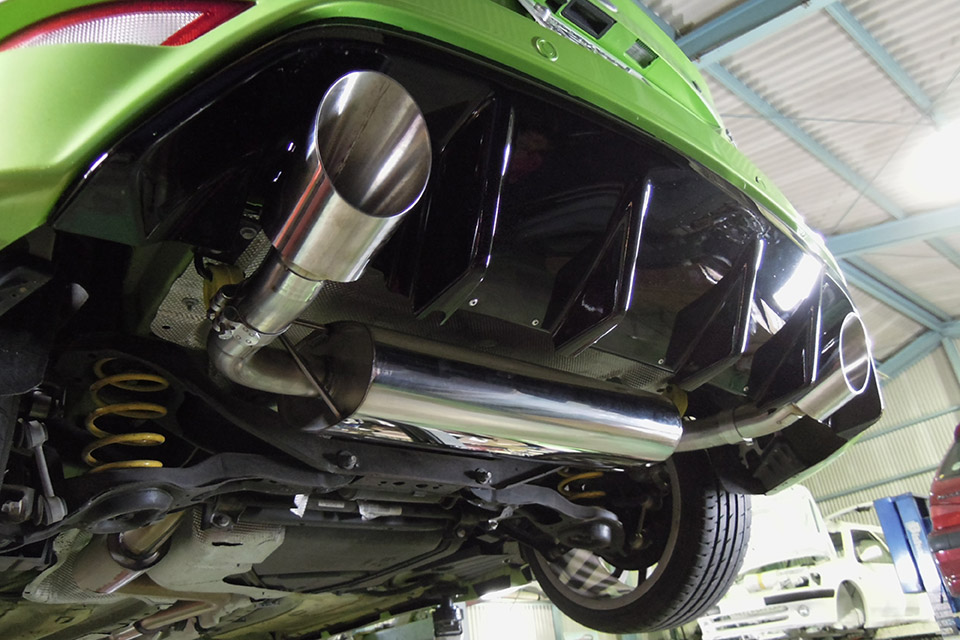 フォーカスRS Mk2 MILLTEKサイレンサー