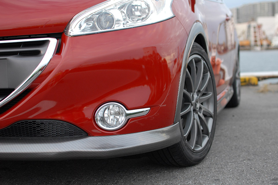 フロントスポイラー カーボン調