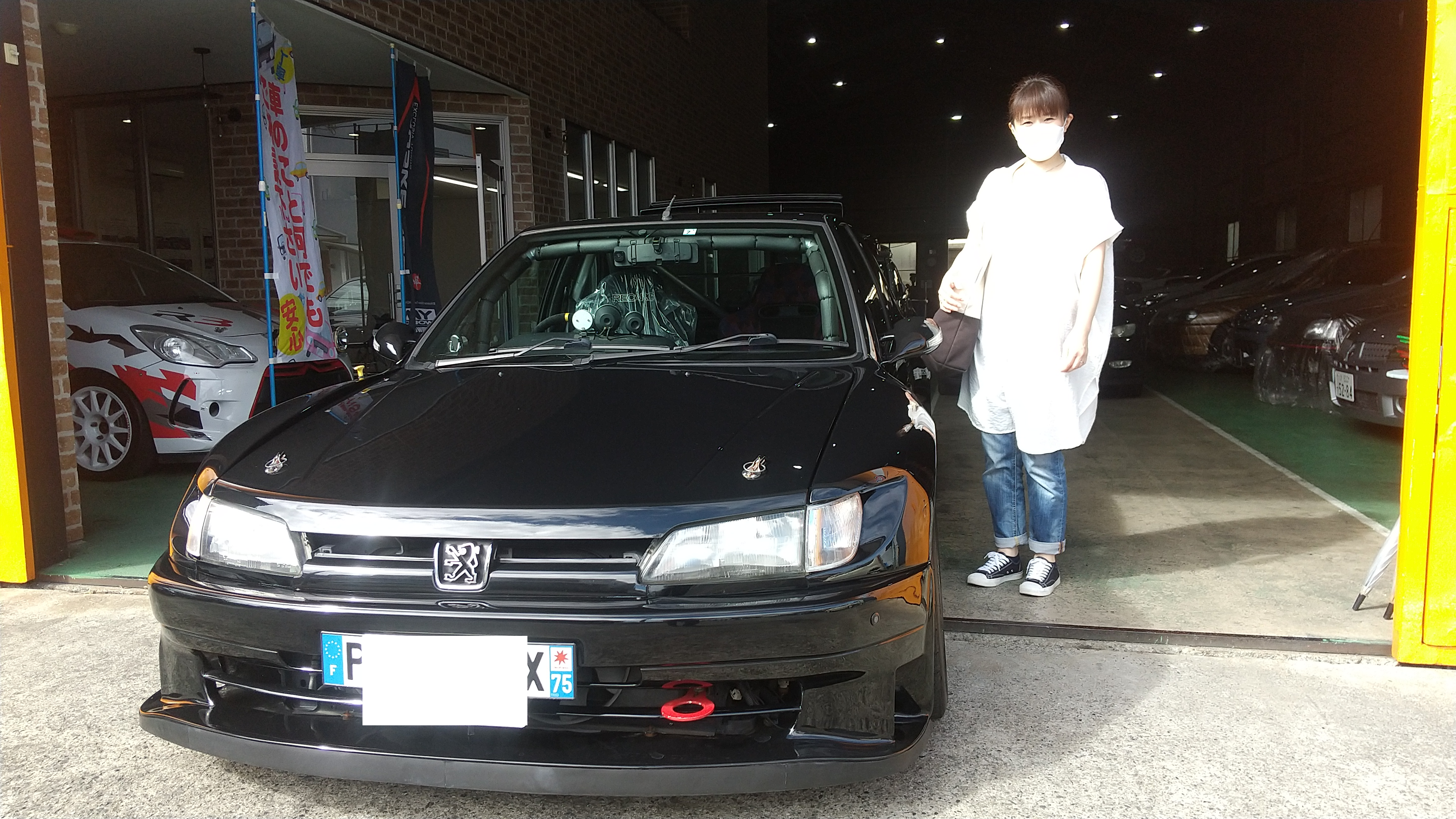 納車実績｜大阪府のI様へプジョー 306マキシ仕様（Peugeot 306MAXI）を
