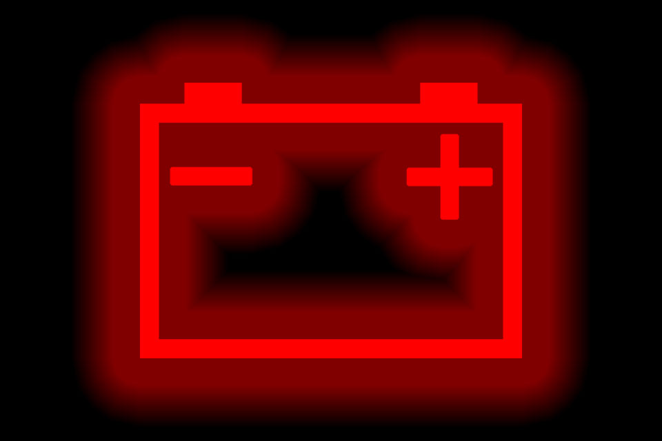 バッテリーランプ(充電警告灯)が点灯・点滅している原因と対処方法