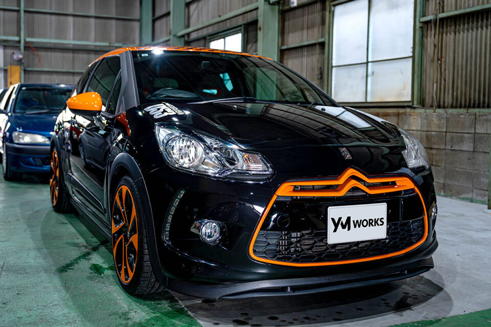 ガラスコーティング施工事例｜シトロエン DS3 レーシング（CITROEN DS3 Racing）｜大阪府富田林市O様