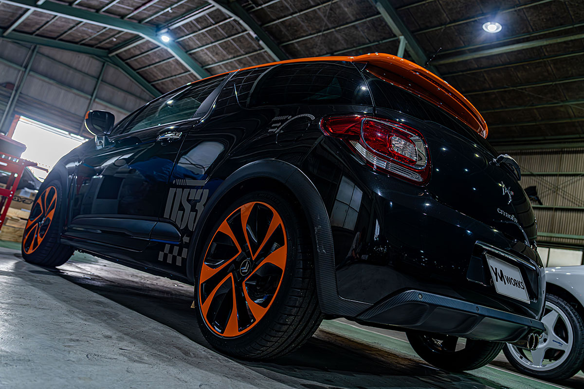 ガラスコーティング施工事例｜シトロエン DS3 レーシング（CITROEN DS3 Racing）｜大阪府富田林市O様
