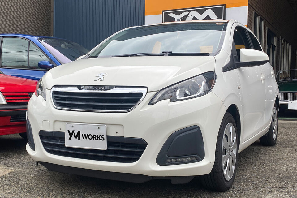 プジョー 108 1.0VTi アクティブ（Peugeot 108 1.0VTi Active）の車検 | 大阪府南河内郡千早赤阪村のN様