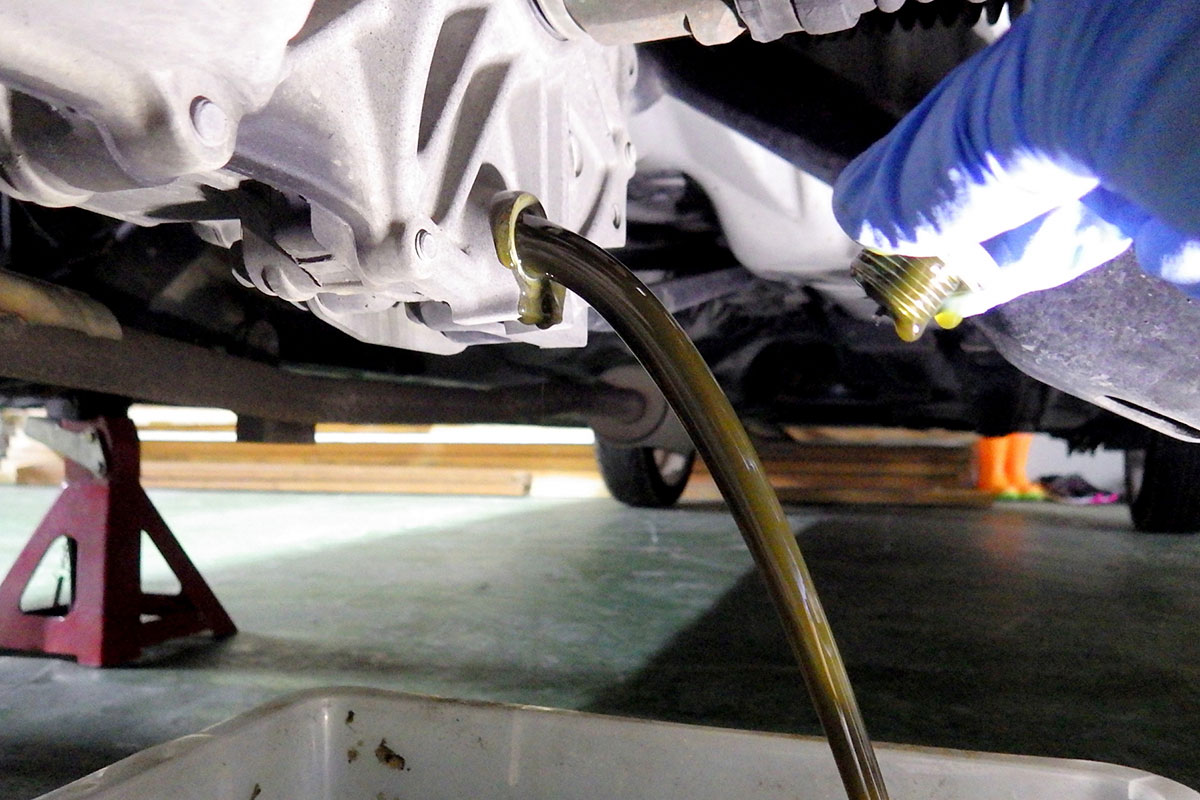 ミッションオイル交換