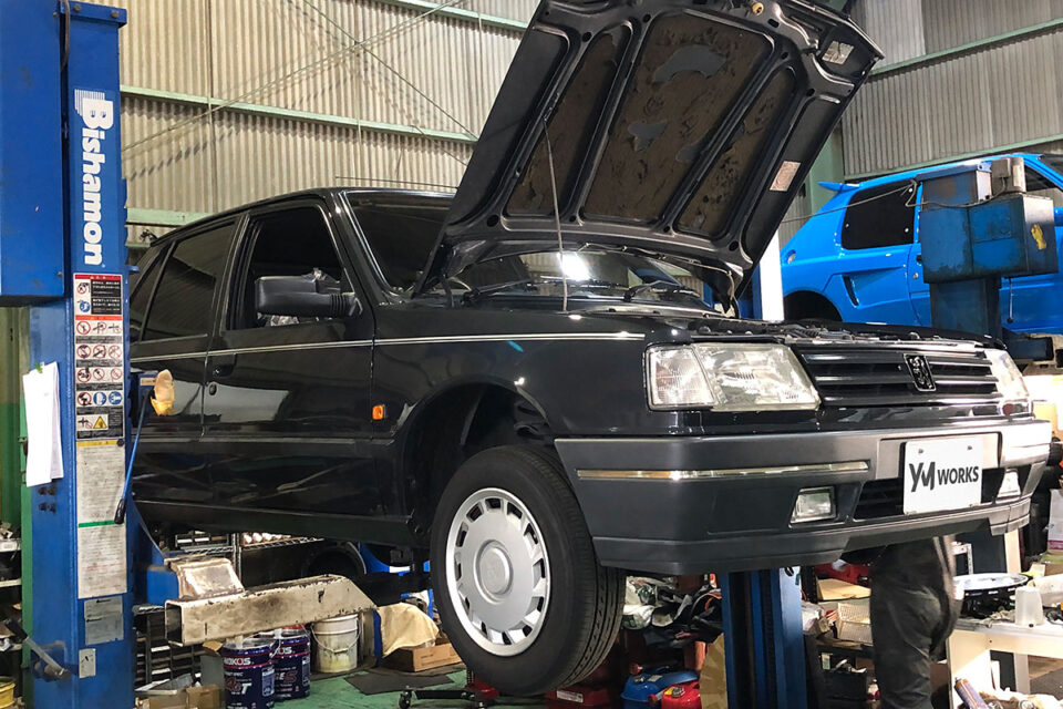 プジョー 309SI（Peugeot 309SI）のドライブシャフトブーツ交換他 | 大阪府東大阪市のN様