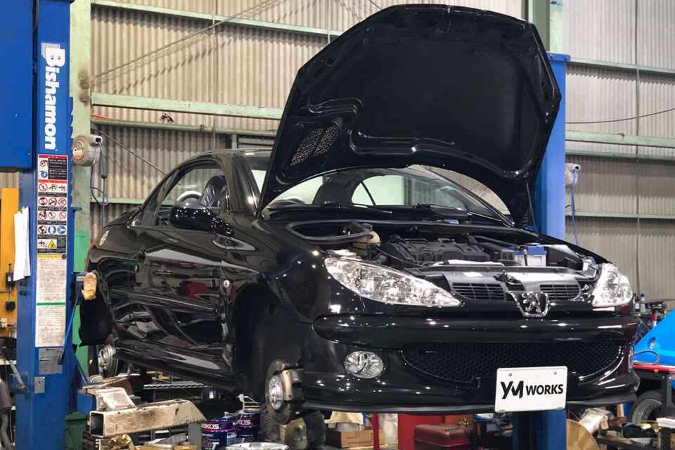 プジョー 206CC(Peugeot 206CC)の12ヶ月点検|大阪府大阪市のT様