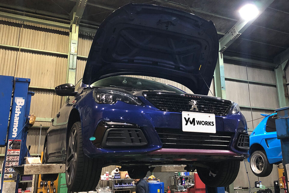 プジョー 308GTI by プジョースポール（Peugeot 308GTI by Peugeot Sport）のエンジンオイル交換 | 兵庫県神戸市のI様