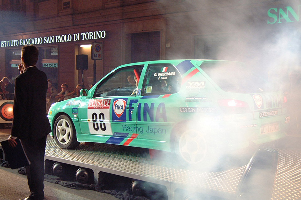 前夜祭のセレモニーで