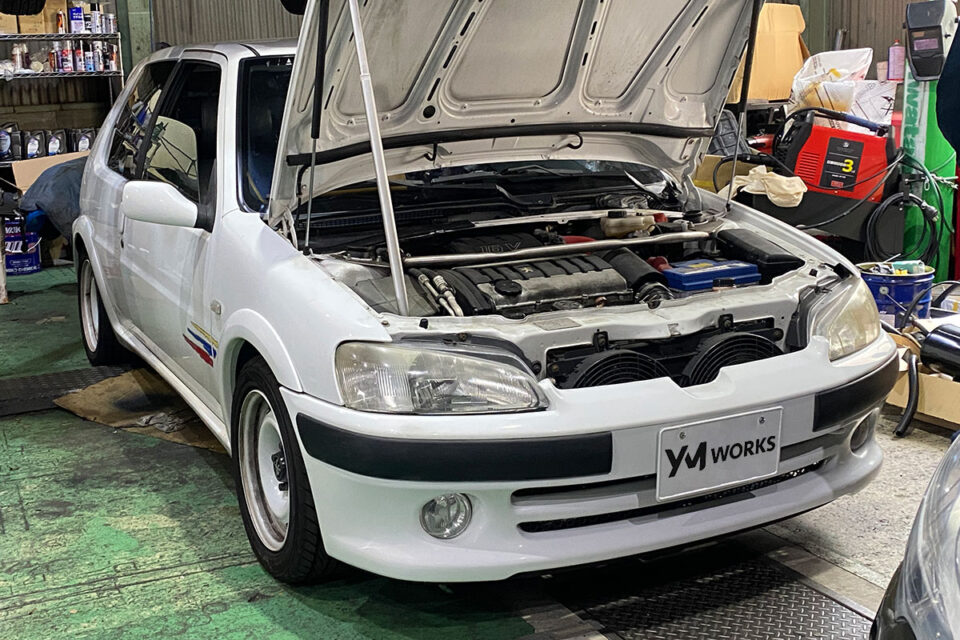 プジョー 106S16（Peugeot 106S16）のヒーターコア交換他 | 大阪府南河内郡のM様
