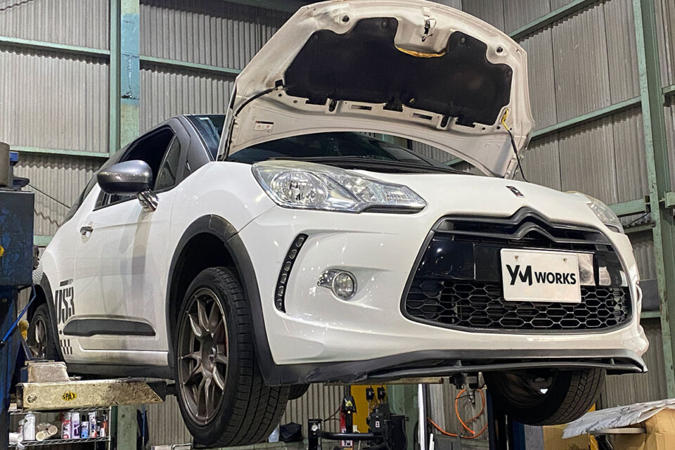 シトロエン DS3 レーシング（Citroën DS3 Racing）の車検｜長野県北佐久郡の（有）R様