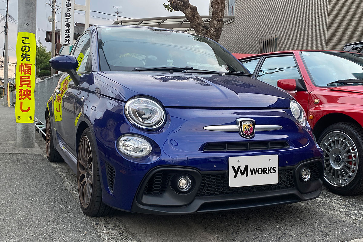 アバルト 595（Abarth 595）の12ヶ月定期点検｜大阪府富田林市のM様