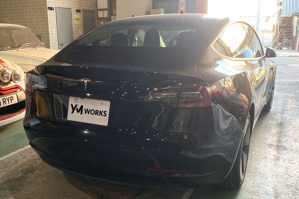 テスラ モデル3(Tesla Model 3)の車検|大阪府東大阪市のY様