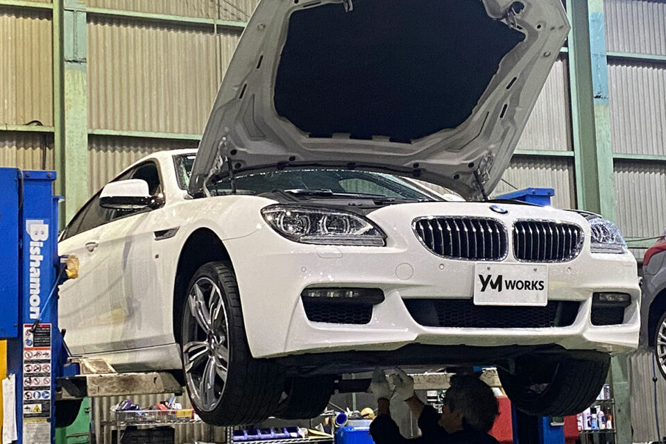 BMW 640i グランクーペ(BMW 640i Gran Coupe)のエンジンオイル交換|奈良県葛城市のK様