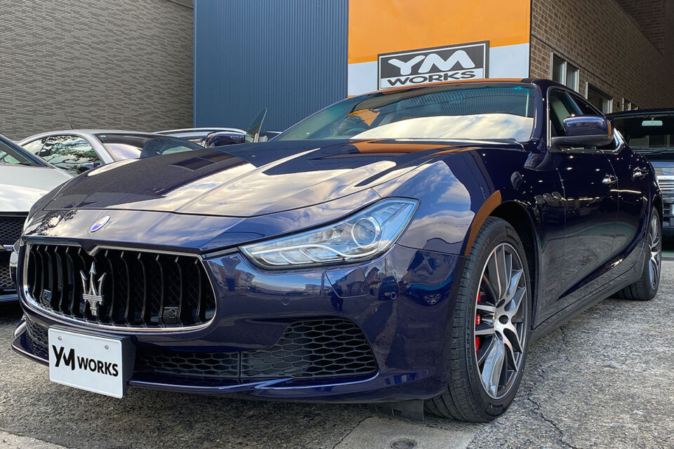 マセラティ ギブリ S(Maserati Ghibli S)の車検|兵庫県神戸市の(株)O様