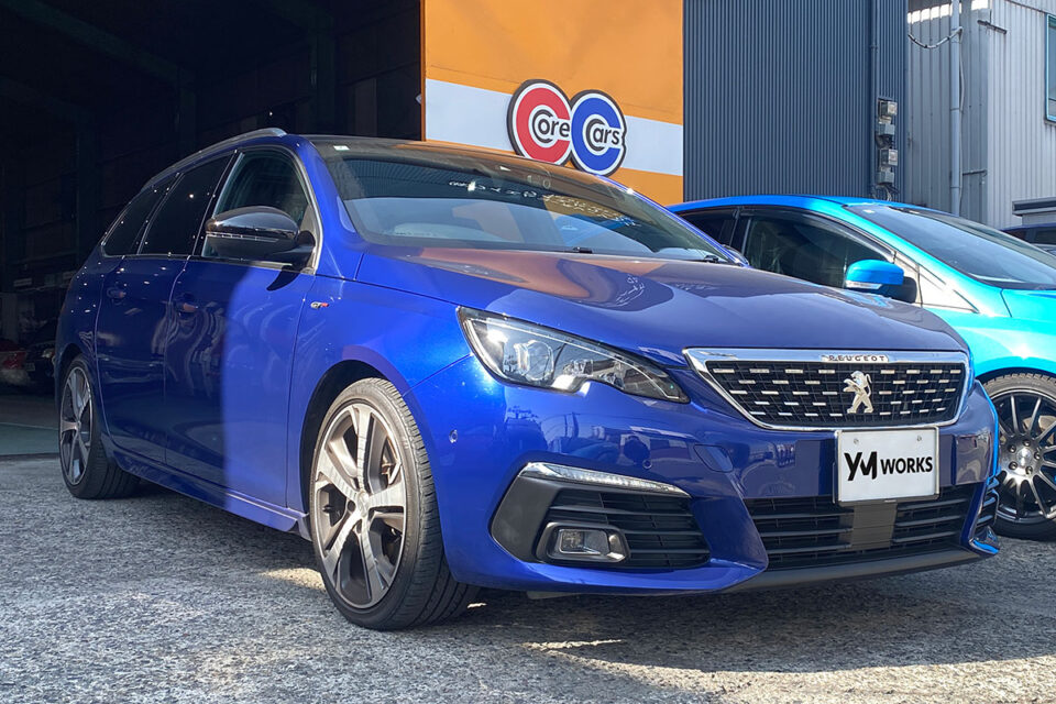 プジョー 308SW GT ブルーHDi(Peugeot 308SW GT BlueHDi)の一般整備 エンジンオイル・フィルター交換|大阪府大阪市のK様