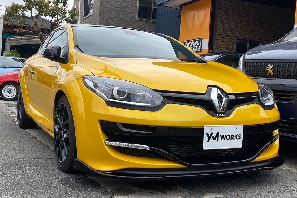 ルノー メガーヌ R.S. 273（Renault Megane R.S. 273）の一般整備 サイレンサー加工取付け・油脂類交換｜大阪府守口市のH様