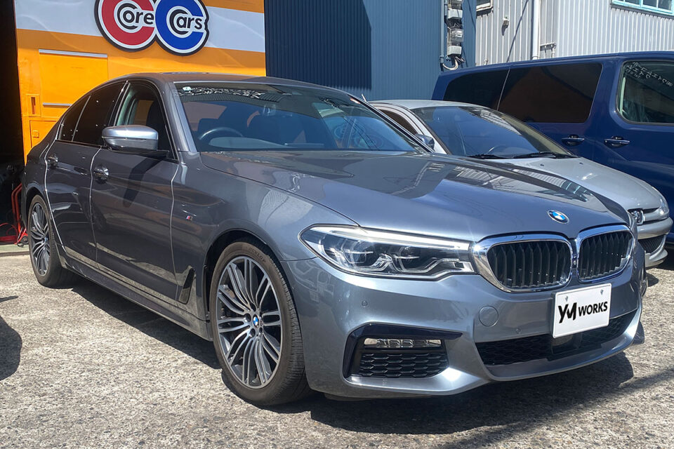 BMW 523d Mスポーツ（BMW 523d M Sport）の一般整備 ブレーキパッド交換｜大阪府和泉市のK様