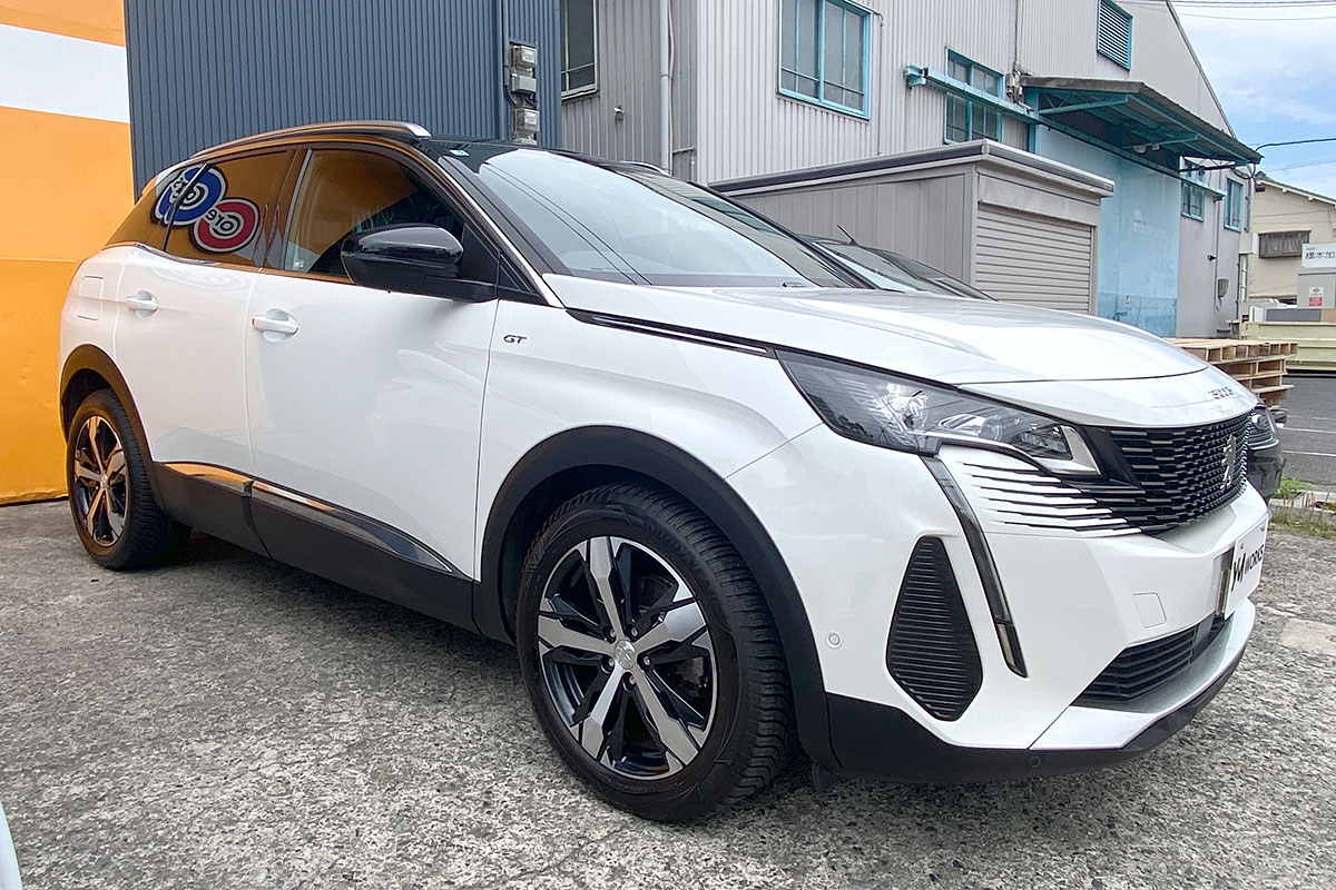 ガラスコーティング施工事例｜プジョー 3008 GT（PEUGEOT 3008 GT）｜大阪府大阪市 A様
