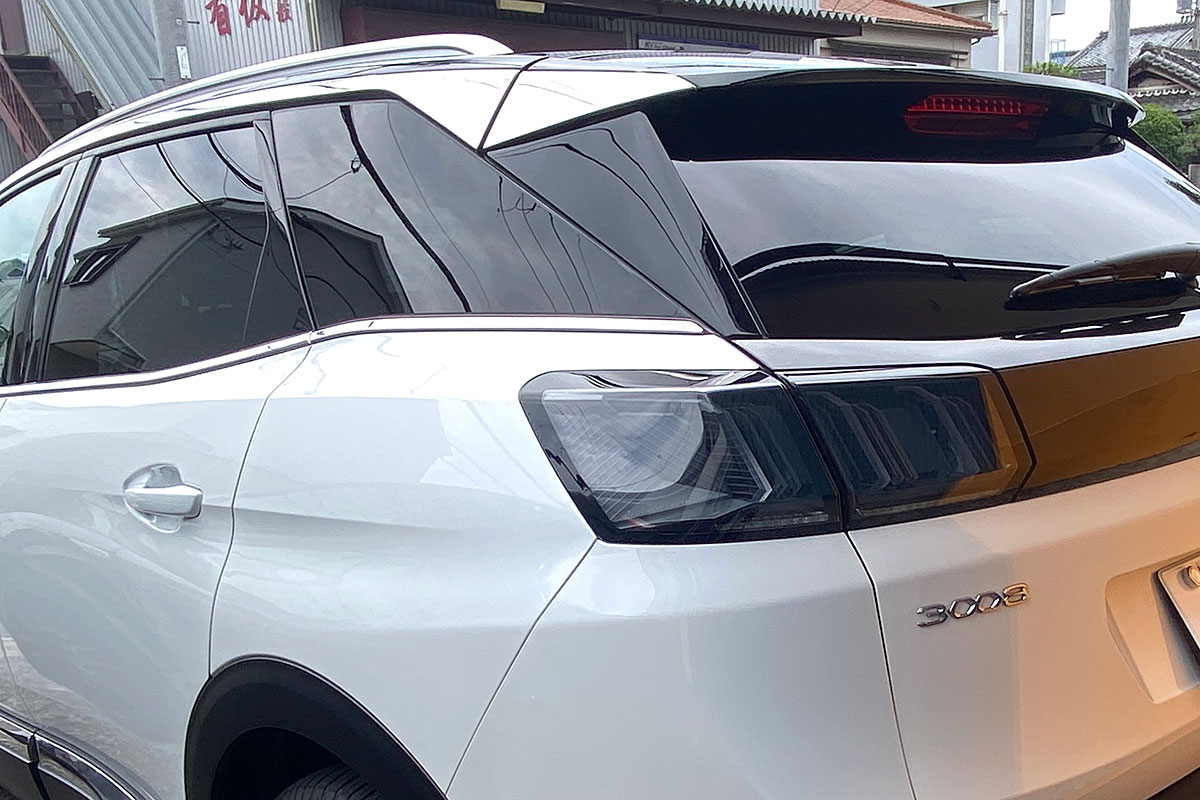 ガラスコーティング施工事例｜プジョー 3008 GT（PEUGEOT 3008 GT）｜大阪府大阪市 A様