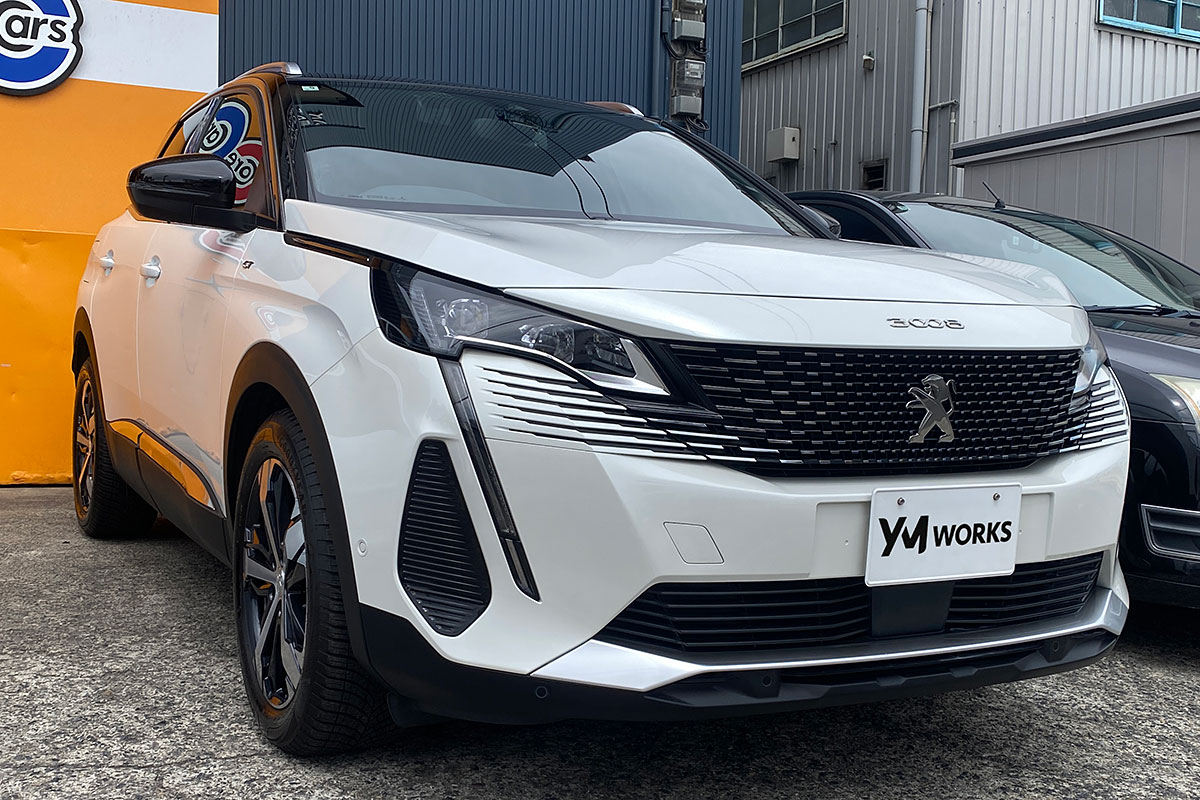 ガラスコーティング施工事例｜プジョー 3008 GT（PEUGEOT 3008 GT）｜大阪府大阪市 A様