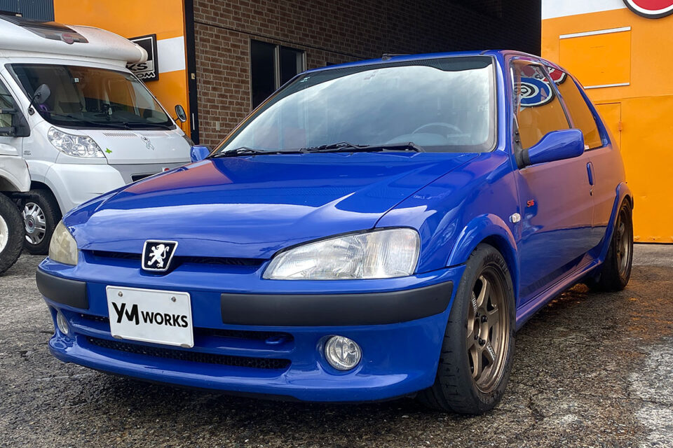 プジョー 106 S16（Peugeot 106 S16）の一般整備 左ドライブシャフト・オルタネーター交換｜大阪府豊中市のF様