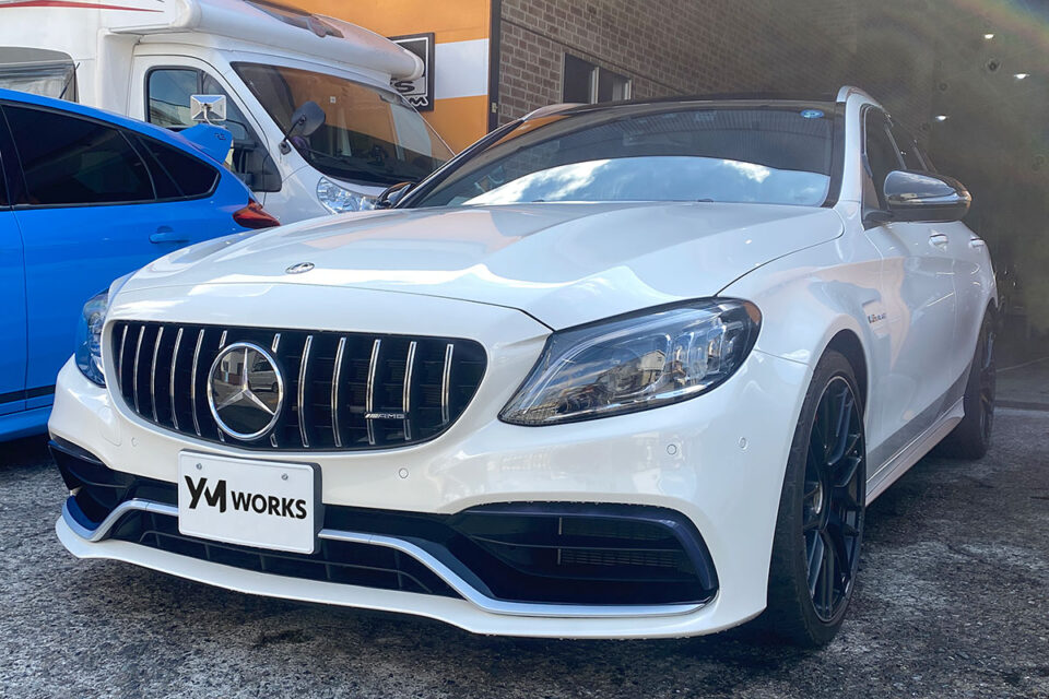 メルセデスAMG C63 S ステーションワゴン(Mercedes-AMG C63 S Station Wagon)の車検|大阪府大阪市のS様