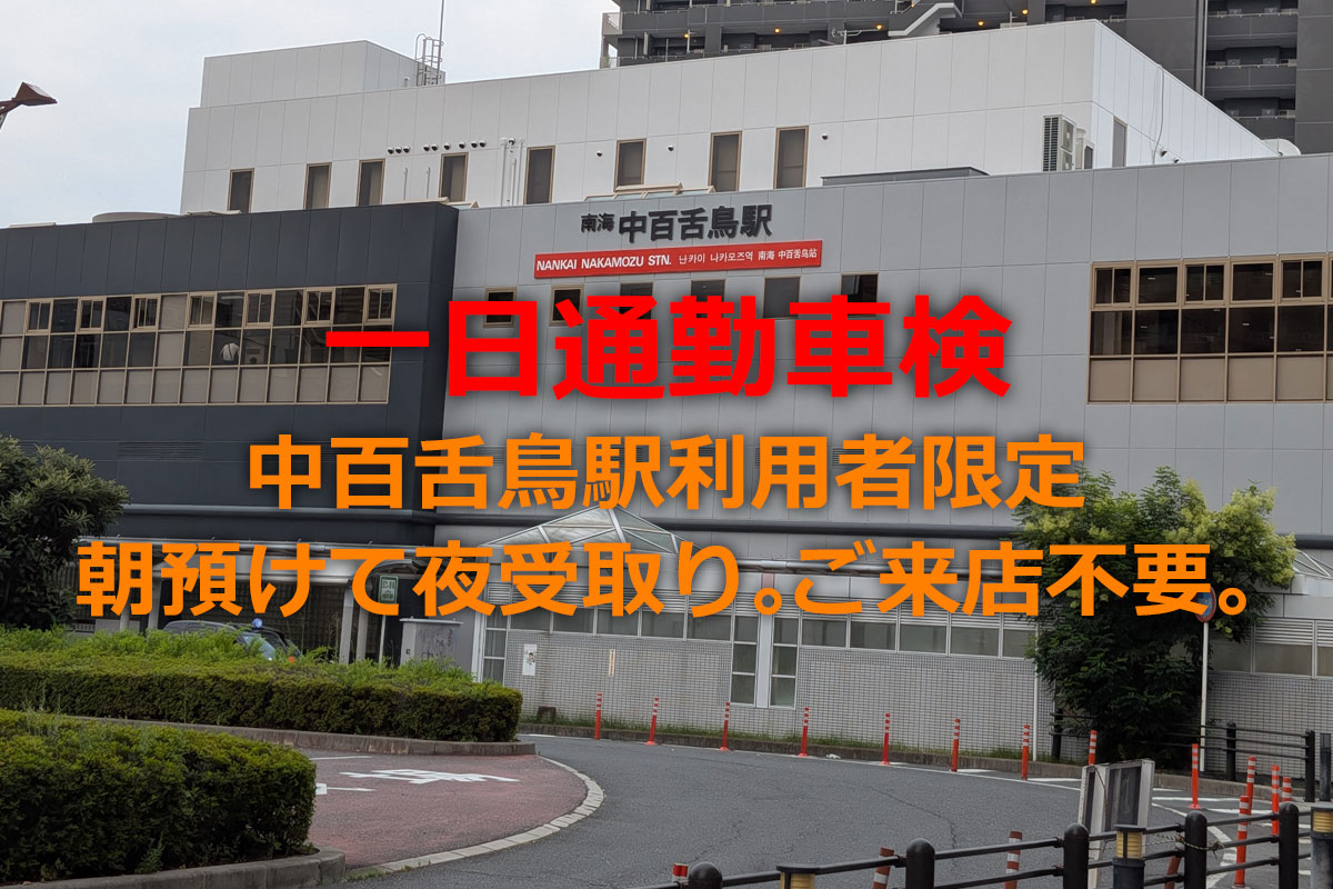 南海中百舌鳥駅全景