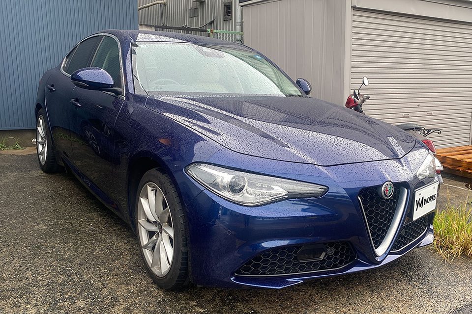 アルファロメオ ジュリア 2.2 ターボ ディーゼル スーパー（Alfa Romeo Giulia 2.2 Turbo Diesel Super）の車検｜大阪府堺市のT様